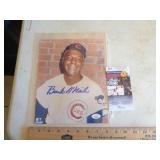 BUCK O'NEIL SIGNED 8X10 PHOTO WITH CERT