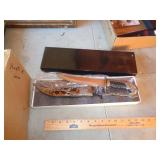 EAGLE HEAD KNIFE WITH PLASTIC SHEATH