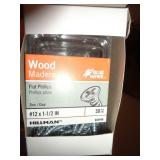 WOOD SCREWS 5 BOXES OF 50 - #12 1 1/2'