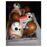 STAR WARS CANDY DISPENSERS - BOX OF 6 FIGURES