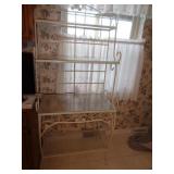 BAKER'S RACK METAL & GLASS 69' T X 30' W X 18' D BAKER'S RACK METAL & GLASS 69' T X 30' W X 18' D