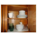 CONTENTS OF CABINET SHEFFIELD CHINA & GLASSES CONTENTS OF CABINET SHEFFIELD CHINA & GLASSES