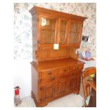TELL CITY CHINA HUTCH 70'T X 44'L X 19'W TELL CITY CHINA HUTCH 70'T X 44'L X 19'W
