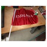 INDIANA CAR WINDOW FLAGS / YOU GET 22 IN A LOT