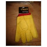 1 PAIR CLOTH FABRIC GLOVES X - LARGE
