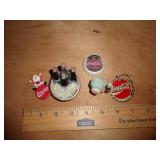 COCA COLA FRIDG MAGNETS & KEY CHAIN LOT