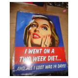 METAL SIGN 12' X 15' DIET