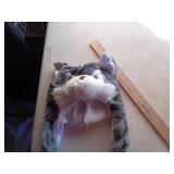 CHILD'S ANIMAL HAT - HUSKY DOG