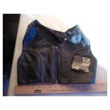 LADY BIKER USA BIKE BRAND LEATHER TOP SZ - XXL