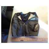 LADY BIKER GOSSIP BRAND LEATHER TOP SZ - L