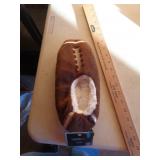 HOUSE SHOES SZ 4 - 10 / BROWN / FOOTBALL