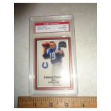 JOHNNY UNITAS GRADED CARD