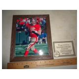 8X10 PHOTO FRAMED / JOE MONTANA / W - CERT