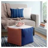 COLOR BLOCK DORM POUF