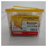 6 X 1 1/4 CONSTRUCTION SCREWS