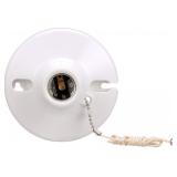 PAIR PULL CHAIN LIGHT SOCKETS