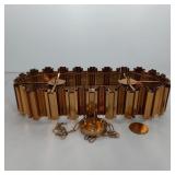 8-LIGHT MODERN BRASS CRYSTAL CHANDELIER