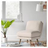 THRESHOLD FAUX FUR SLIPPER CHAIR