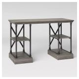 30" THRESHOLD METAL PIPE & WOOD DESK