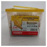 6 X 1 1/4 CONSTRUCTION SCREWS