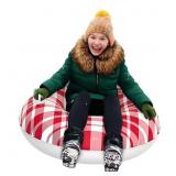INFLATABLE 33' PLAID SNOW TUBE