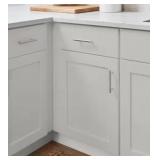 18' GRAY SHAKER BASE CABINET