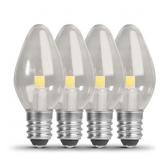 4PK 7W LED NIGHT LIGHT BULBS