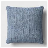 18' SQUARE MARLED KNIT THROW PILLOW