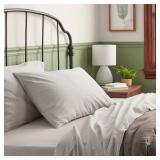 KING ORGANIC PERCALE SHEET SET