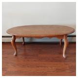 OVAL ASHWOOD COFFEE TABLE