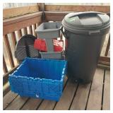 TRASH CANS & STORAGE