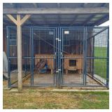 10X10 OUTDOOR DOG SHELTER CAGE