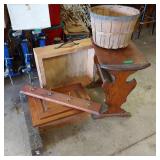 ASSORTED WOODEN ITEMS