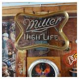 MILLER HIGH LIFE NEON BAR SIGN