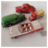4X VINTAGE MODEL CARS