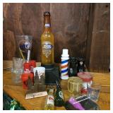 COLLECTABLE GLASSWARE & LIGHT