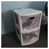 STORAGE DRAWERS W/ CLOTHES