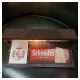 VINTAGE SCHMIDTS BAR SIGN