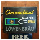 VINTAGE LOWENBRAU LIGHT-UP SIGN