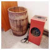 NAIL BARREL & WATER FEATURE