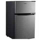 WHIRLPOOL 2 DOOR MINI FRIDGE