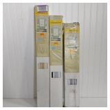 3X CORDLESS VINYL MINI BLINDS