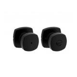 KWIKSET BLACK PRIVACY HANDLE SET