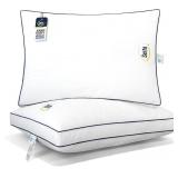 PAIR SERTA HOTEL DOWN ALTERNATIVE BED PILLOWS