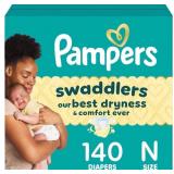 PAMPERS SWADDLERS NEWBORN DIAPERS