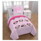 5PC MINNIE MOUSE TWIN BED SET