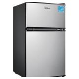 MIDEA 3.1 CUFT 2-DOOR MINI FRIDGE