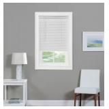 29X64 WHITE CORDLESS VINYL MINI BLIND