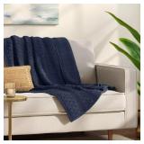 KNIT THROW BLANKET