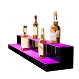 VEVOR 40IN LED LIQUOR BOTTLE 2 TIER SHELF